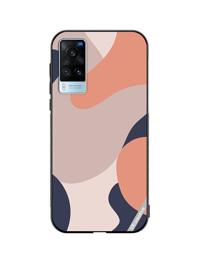 VR CREATIVE Protective Case Cover For Vivo X60 Layered In Multicolor Design - Image 1