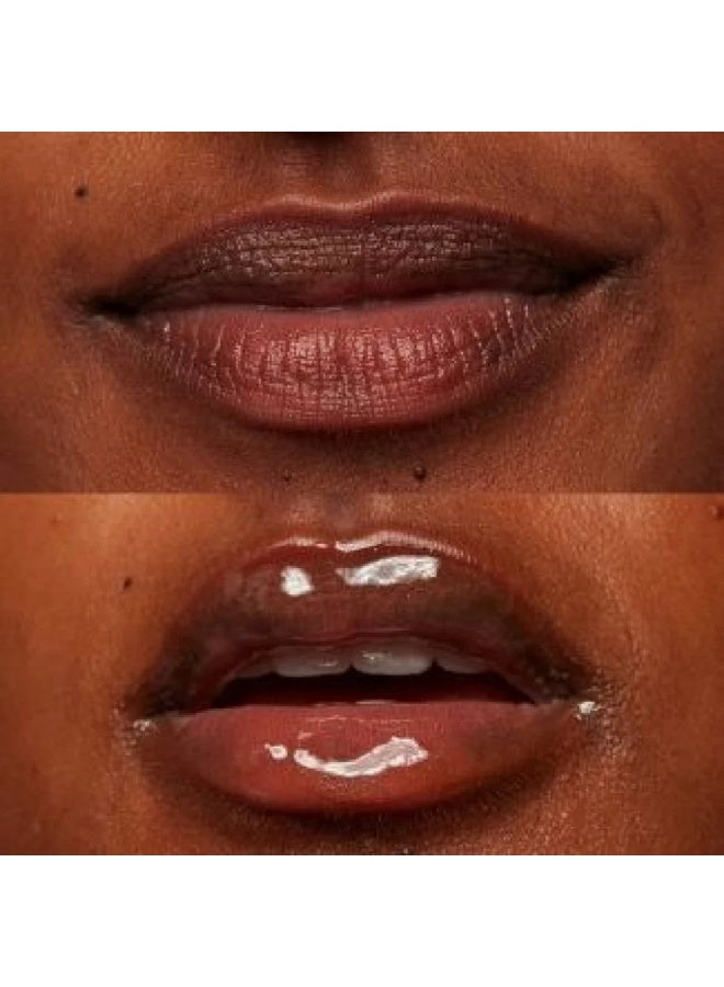 NYX PROFESSIONAL MAKEUP NYX Fat Oil Lip Drip Lip Gloss – My Main is a high-shine lip gloss designed to give lips a glossy, plump appearance. Its lightweight and non-sticky formula glides smoothly, providing a luminous finish that enhances your natural lip look. The easy-to-use applicator allows for precise application, making it perfect for both everyday wear and special occasions. - Image 2