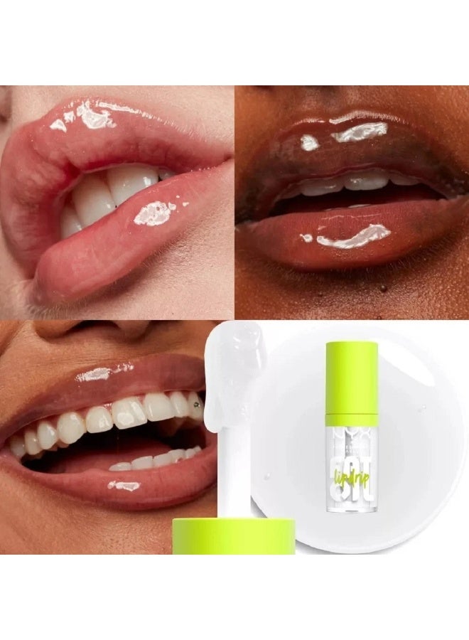 NYX PROFESSIONAL MAKEUP NYX Fat Oil Lip Drip Lip Gloss – My Main is a high-shine lip gloss designed to give lips a glossy, plump appearance. Its lightweight and non-sticky formula glides smoothly, providing a luminous finish that enhances your natural lip look. The easy-to-use applicator allows for precise application, making it perfect for both everyday wear and special occasions. - Image 3