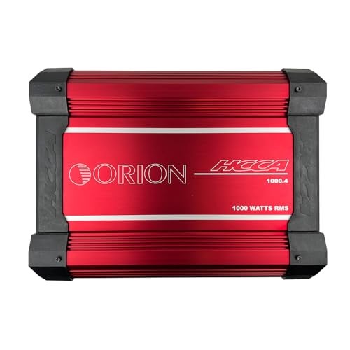 Orion HCCA Series HCCA1000.4 High Performance 1000W RMS 4-Channel Class A/B Amplifier - 1 Ohm Stable, Low/High Pass Crossover, Bass Boost Control, MOSFET Power Supply, with Bass Knob, Made in Korea - Image 2