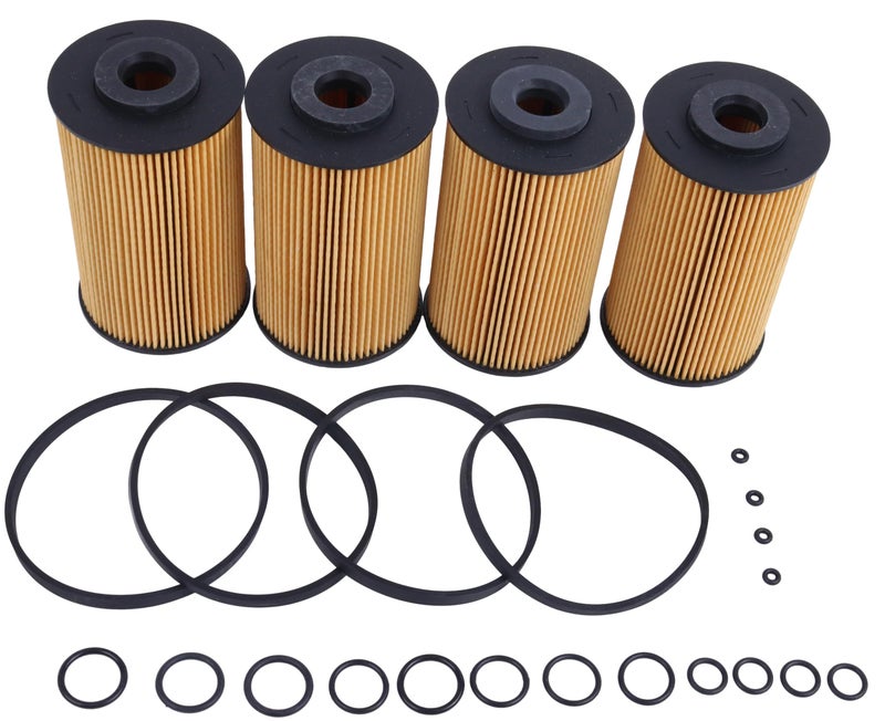 LSSOCH 4X Fuel Filters 8981475250 1K0623570 WF10185 FF5877 Compatible With ISUZU NPR NQR AND NPRHD 20112021