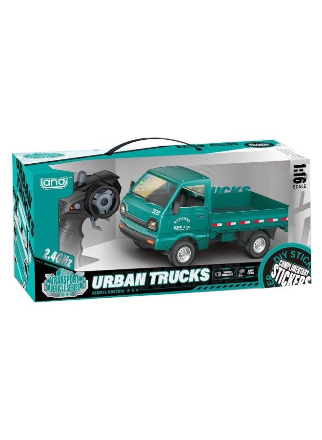 ستيم شاحنات ستيم الحضرية، تحكم عن بُعد بخمس طرق - سلسلة مركبات نقل صغيرة - ألوان متنوعة - مقياس 1:16 - تردد 2.4 جيجاهرتز - فتح يدوي للباب متعدد الألوان - Image 3