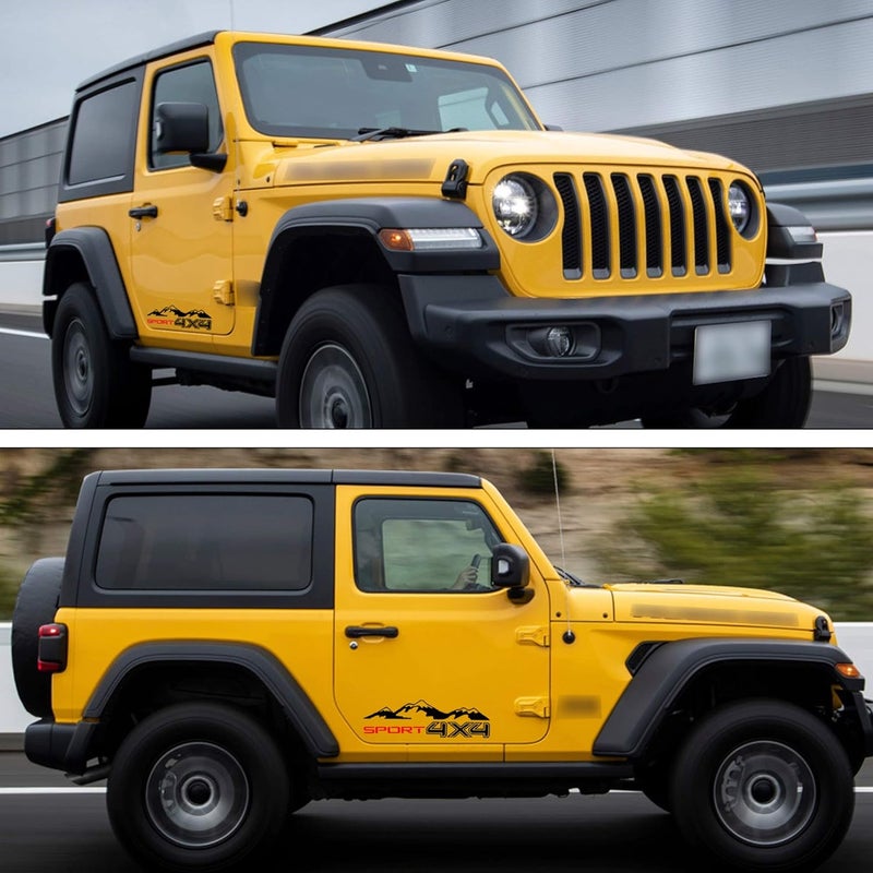 TOMALL 21.6'' Mountains 4x4 Sport Stickers for Vehicles - Image 3