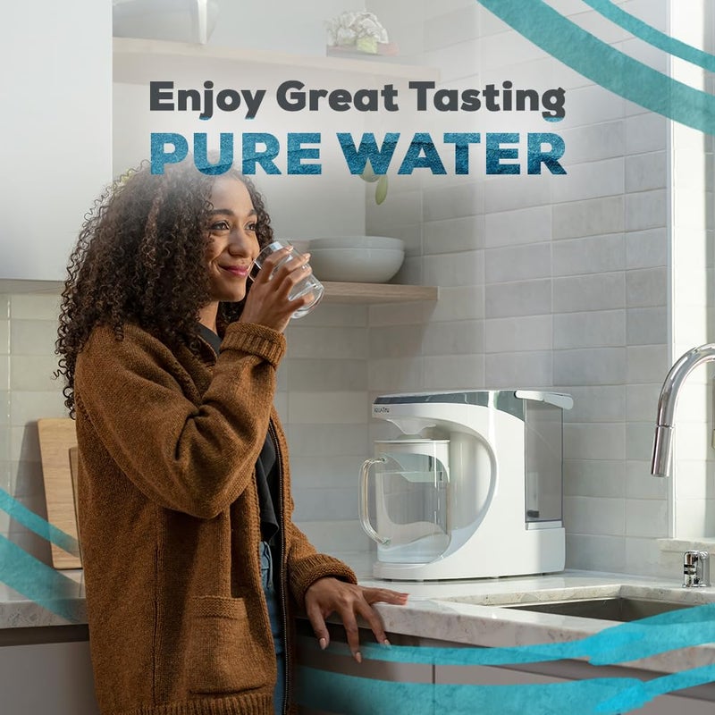 AQUA TRU AquaTru Carafe | Replacement Filters for AT100 Countertop Water Purifier | One-Year Carafe Filter Combo Pack - Image 5