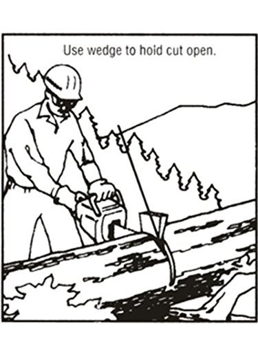 TIPU Felling Wedge for Safe Tree Cutting, 6 Pack: 8"(3-Pack)/5.5"(3-Pack), Tree Felling Wedge to Guide Trees Stabilize and Safely to Ground for Loggers and Fallers - Image 4