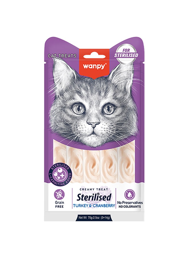 WANPY Creamy Treat For Sterilized Turkey & Cranberry
