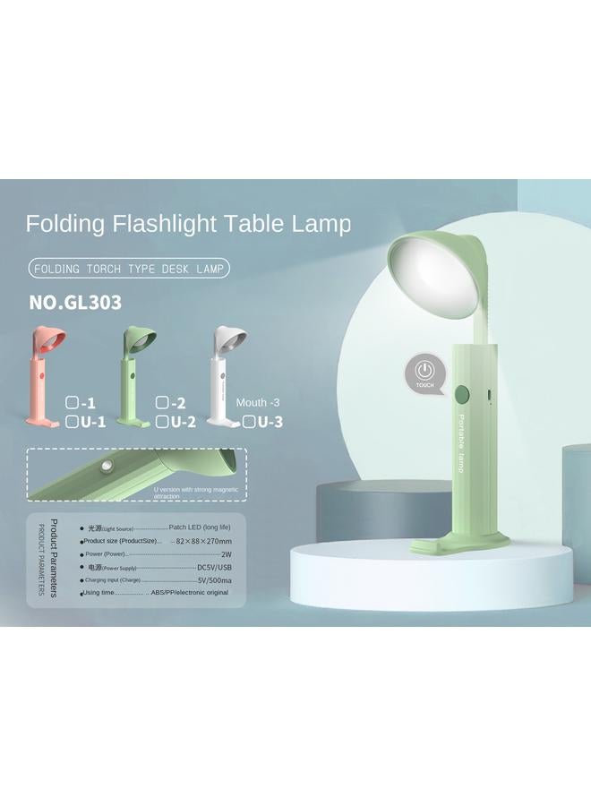 Bluejw LED Eye Protection Desk Lamp Folding Creative Night Light Reading Desk Student Dormitory Usb Rechargeable Portable Study Lamp - Image 5