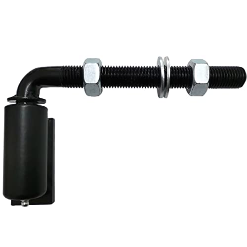 Supreform Universal Heavy Duty 5/8" J-Bolt Gate Hinge Steel Pivot Hinge Welded Hinge for Welding on Larger Iron or Steel Gates, Adjustable 5" Long Bolts Ball Bearing (Sold as Pair) - Image 2