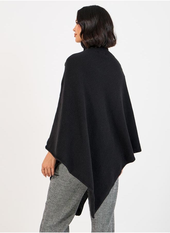 Oversized Longline Asymmetrical Sweater Cape with Buttons - pzsku/Z19E9C9E2312EE424AD52Z/45/_/1732177936/baa05318-ebdf-4cd3-a93e-0f2b4a46afdb