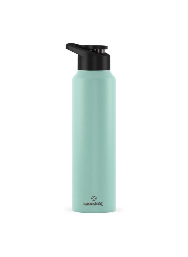 Speedex Stainless Steel Pastel Green Water Bottle 1 Litre with Sipper Cap | Combo of 4 | Pack of 4 | Set of 4 | Leak Proof & BPA Free | Fridge Friendly for School, Office, Gym | For Men, Women, Kids - Image 2
