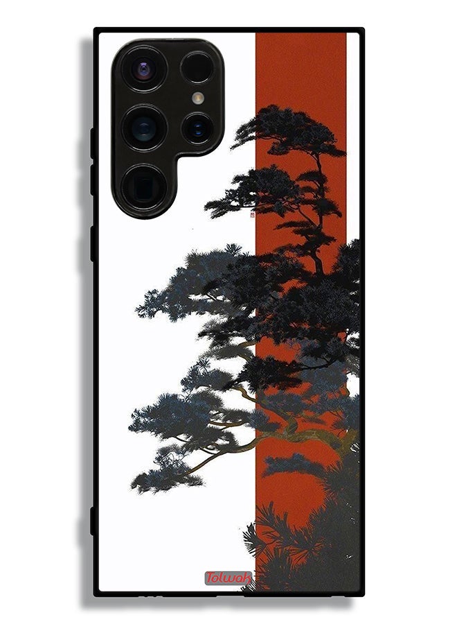 Tolwak Samsung Galaxy S23 Ultra 5G Protective Case Cover Tree Artwork - Image 3