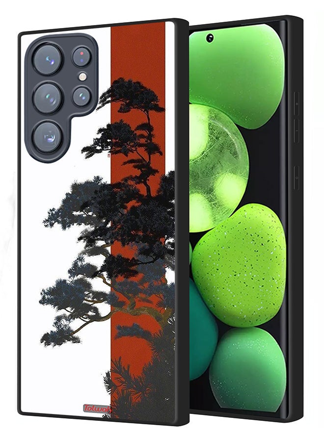 Tolwak Samsung Galaxy S23 Ultra 5G Protective Case Cover Tree Artwork - Image 1