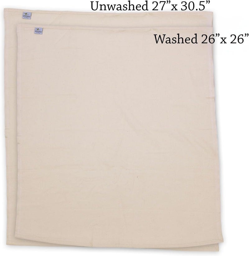 OsoCozy Unbleached Birdseye Flat Cloth Diapers 1 Dozen  275 x 305 Inches OneLayer Flat Cloth Baby Nappies Made of Soft Durable 100 Birdseye Weave Cotton - Image 3