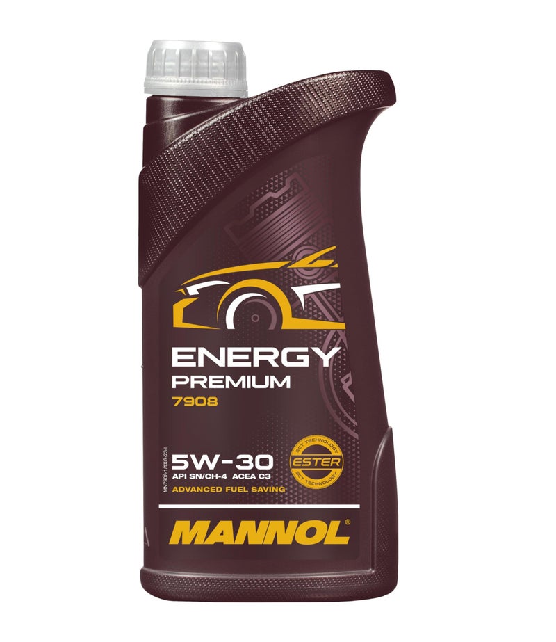 Mannol 5W-30 Fully Synthetic Energy Premium Engine Oil - 1 Liter