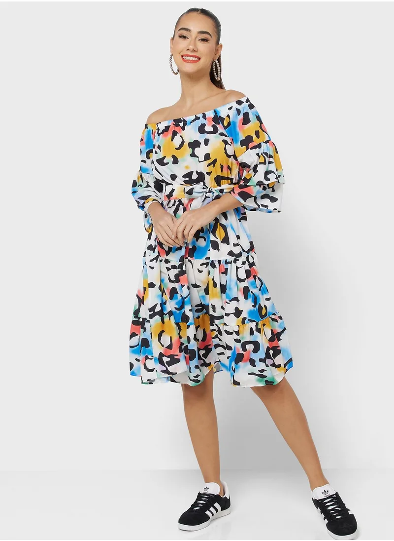 Ginger Urban Minx Printed Shirt Dress