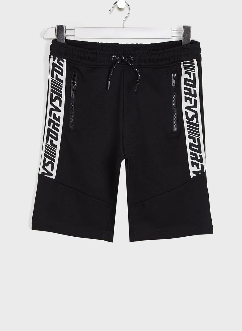 Ripples Side Striped Shorts