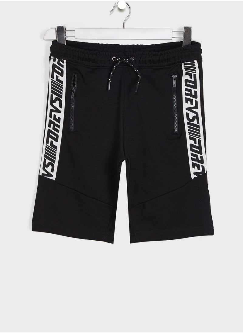 Ripples - Side Striped Shorts - Image 1