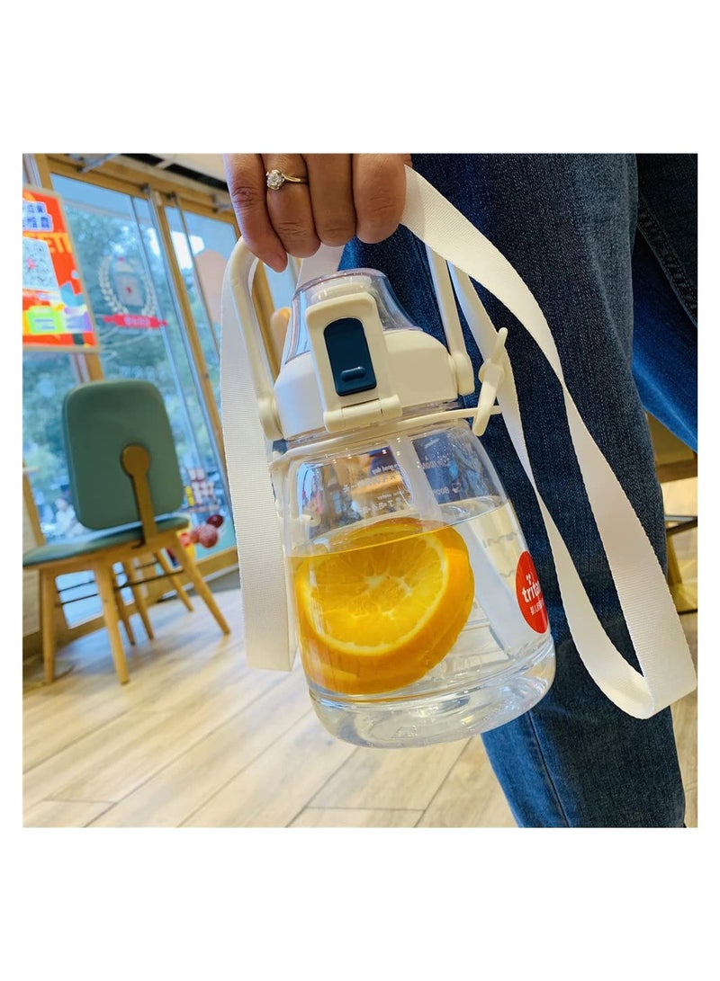 Water Bottle Outdoor Fitness Cup, One Key Open Color Water Bottle Fitness Water Bottle, Bpa Free Sports Water Cup, 1.1l, for Basketball Court, Football Field, Gym, Camping, Outdoor Activities(1 Pack) - Image 5