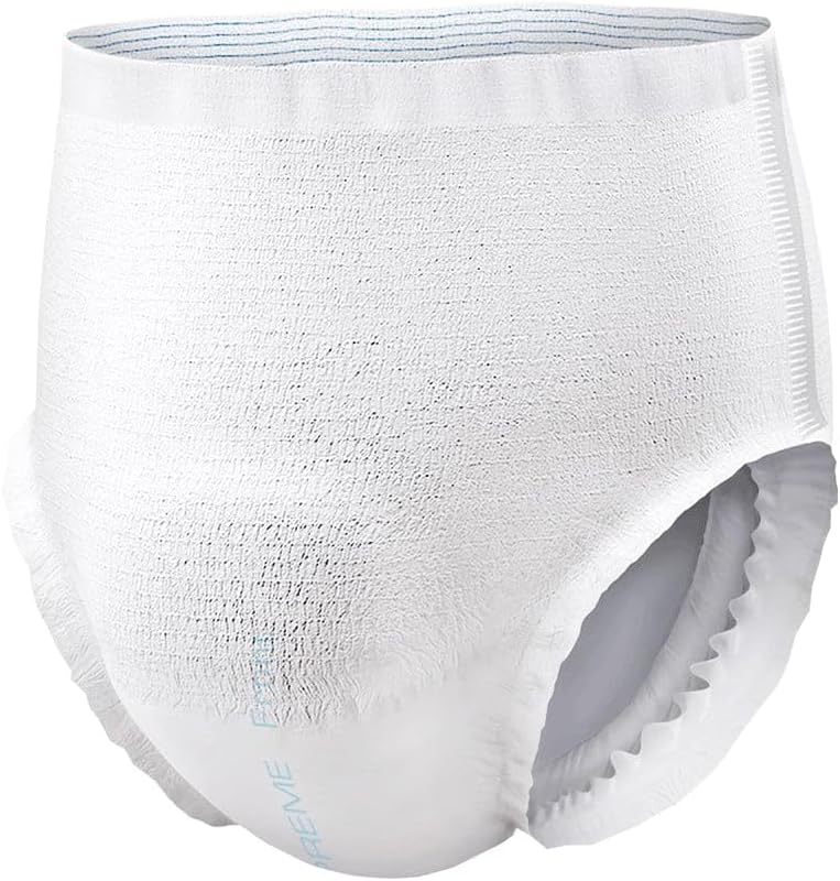 NorthShore GoSupreme Overnight Incontinence Underwear 8Hour Pullup Style XLarge 56 Count Case White 4456 inches Unisex Adult Diapers - Image 2