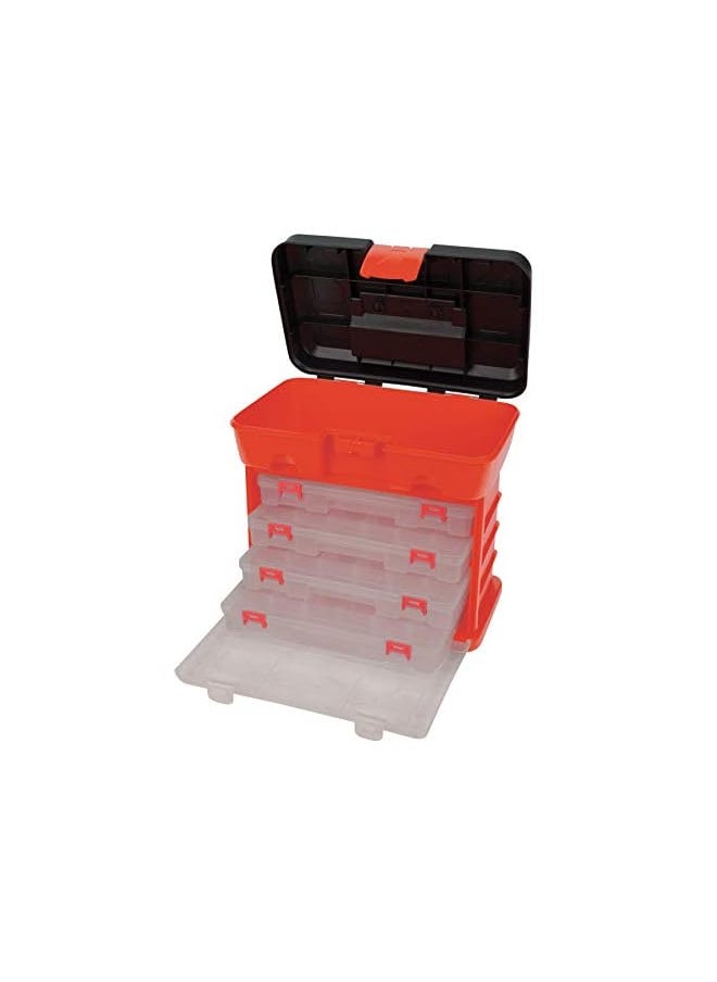 Performance Tool - Tool W54042 Plastic Rack System Tool Box with 4 Organizers - Image 1