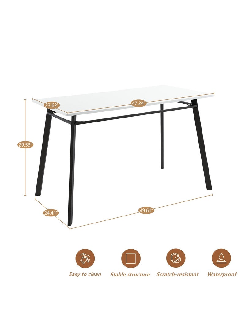 HXDream 5-Piece Dining Table Set,Dining Table with 4 chairs,Modern Kitchen Furniture,Suitable for home, restaurant, apartment  - Image 4
