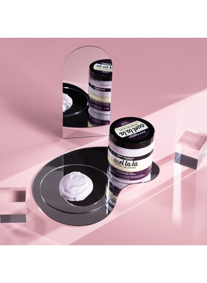 Aunt Jackie's Curl La La, Lightweight Curl Defining Custard, Enriched with Shea Butter & Olive Oil, Basic, 15 Ounce - Image 2