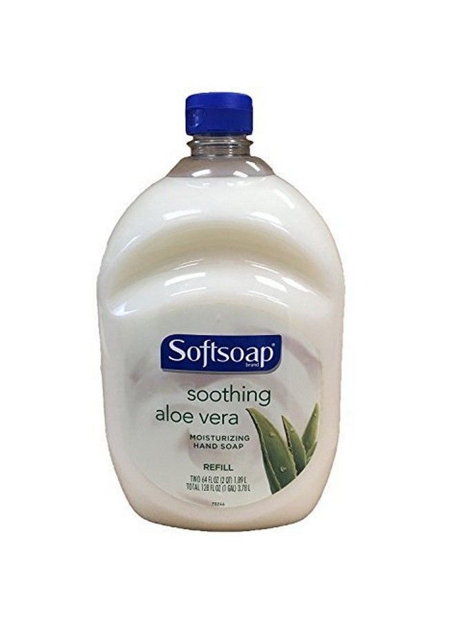 Softsoap - Hand Soap Soothing Aloe Vera Moisturizing Hand Soap Refill 64 Fluid Ounce Bottle - Image 1