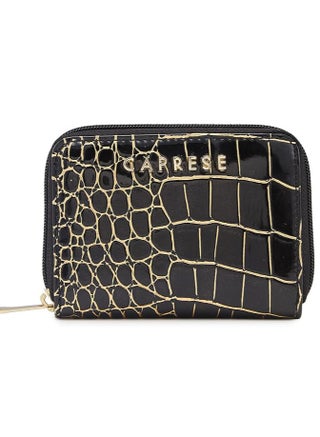Caprese Miranda Zip Around Wallet for Women| Small, Black | Multiple Card Slots with Stylish Animal Print | Perfect for Carrying Daily Essentials - pzsku/Z19EA9E5C8F3B4DDDE220Z/45/_/1736773396/5b12e408-56cb-4e4c-bead-c4bbf07050f3