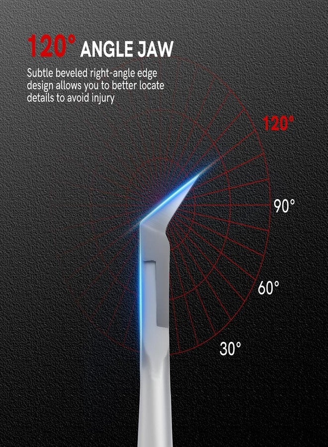 Cut it Ingrown Nail Clippers Set - Wide Jaw Nail Clippers for Thick Ingrown Toenails - Heavy Duty 3CR13 Stainless Steel Ingrown Toenail Tools for Seniors - Image 4