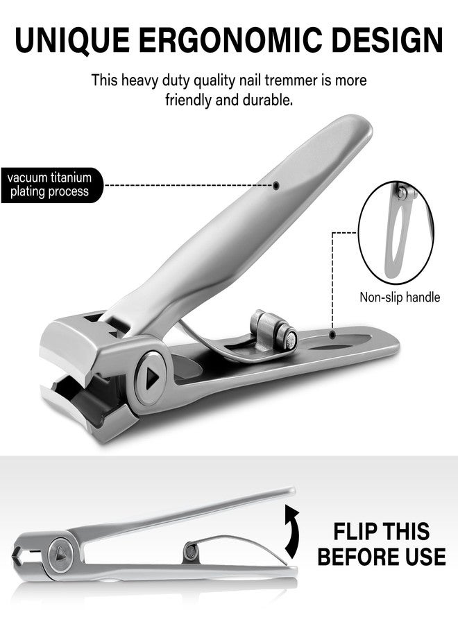 Cut it Ingrown Nail Clippers Set - Wide Jaw Nail Clippers for Thick Ingrown Toenails - Heavy Duty 3CR13 Stainless Steel Ingrown Toenail Tools for Seniors - Image 5