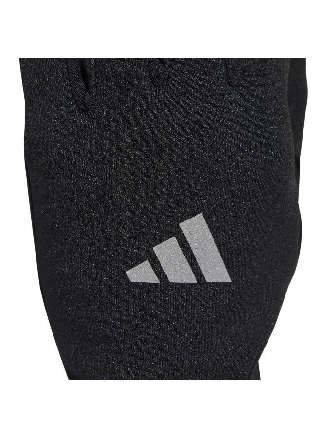 Adidas Adidas Run Glove Black Running Gloves For Unisex XS  - Image 3