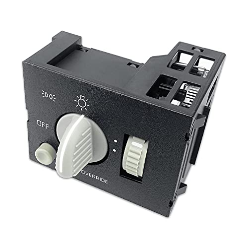 RLP مفتاح المصابيح الأمامية ومفتاح لوحة العدادات ومفتاح مصباح القبة متوافق مع شيفروليه جي إم سي C1500 C2500 C3500 K1500 K2500 K3500 إكسبريس 1500 2500 3500 يستبدل 93443101 D1523H DS876 - Image 3