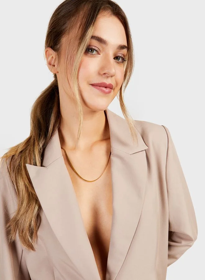 Little Mistress Button Detail Blazer