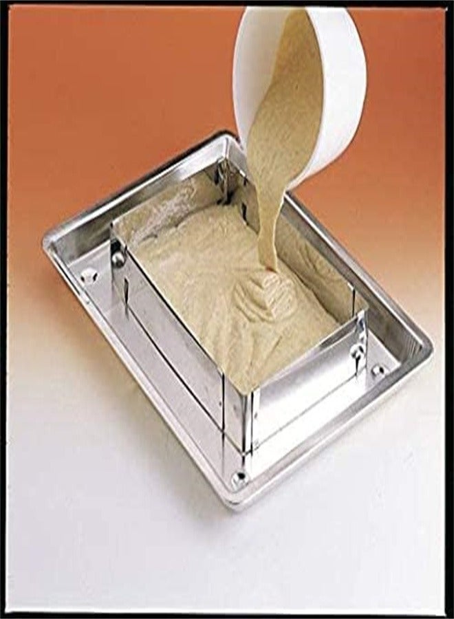 joyzzz قالب خبز المعجنات موس من الفولاذ المقاوم للصدأ قابل للتعديل - Image 2