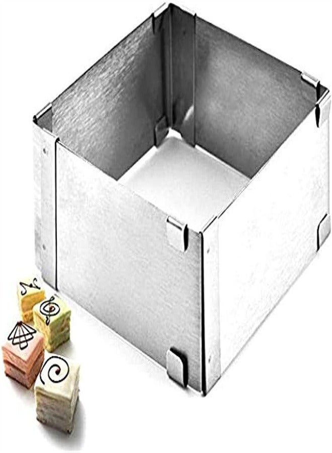 joyzzz قالب خبز المعجنات موس من الفولاذ المقاوم للصدأ قابل للتعديل - Image 1