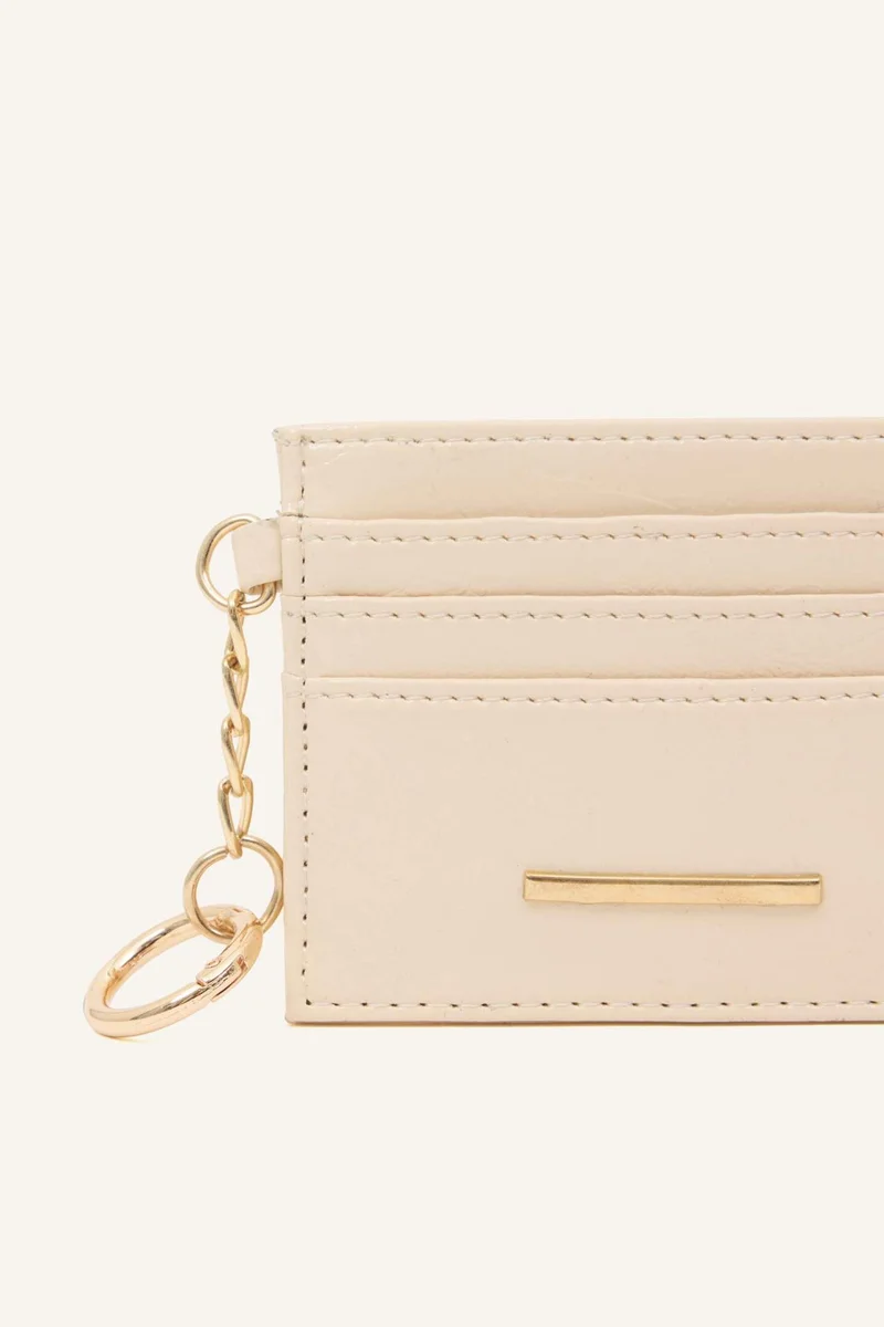 Defacto  Woman Faux Leather Business Card Wallet for Women | Best Price UAE