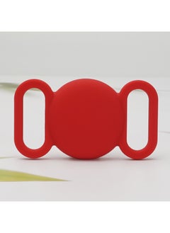 Product Suitable For Apple Airtag Case Apple Airtag Binaural Pet Tracker Case Waterproof-Color:Red OPP Bag-Applicable Model:Apple AirTag Locator Collar Case