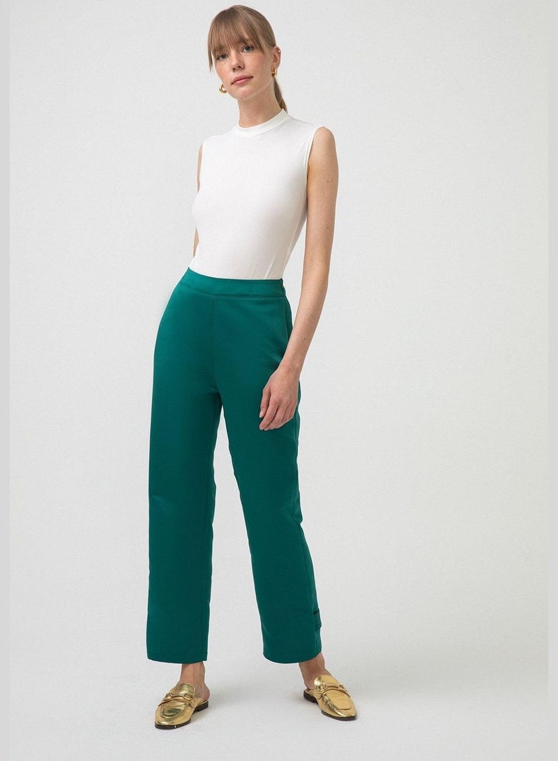 Touche BUTTON DETAILED SATIN TROUSERS - Image 2