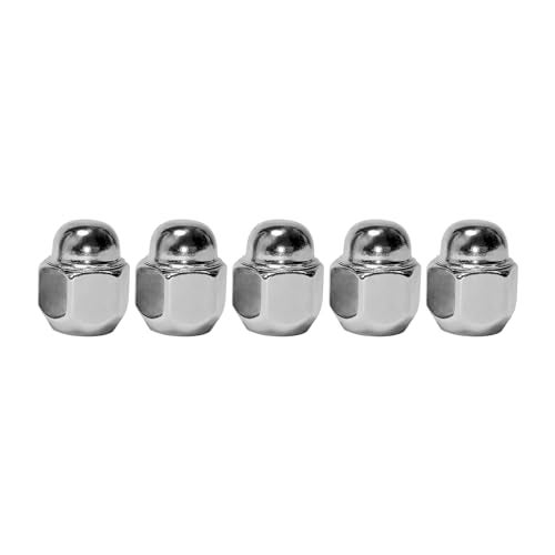 Mysttoo M12x1.5 Chrome Wheel Lug Nut Compatible with Hyundai Sonata Elantra Tucson Genesis Accent Santa Fe Kia Forte Optima Sportage Sorento Rio Rondo 52950-14140 52950-M1000 (5PCS) - Image 3