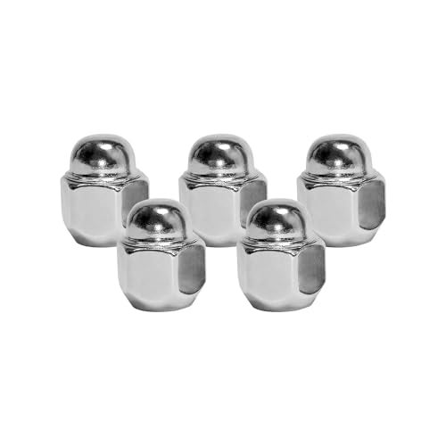 Mysttoo M12x1.5 Chrome Wheel Lug Nut Compatible with Hyundai Sonata Elantra Tucson Genesis Accent Santa Fe Kia Forte Optima Sportage Sorento Rio Rondo 52950-14140 52950-M1000 (5PCS) - Image 1