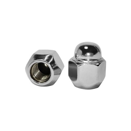 Mysttoo M12x1.5 Chrome Wheel Lug Nut Compatible with Hyundai Sonata Elantra Tucson Genesis Accent Santa Fe Kia Forte Optima Sportage Sorento Rio Rondo 52950-14140 52950-M1000 (5PCS) - Image 2