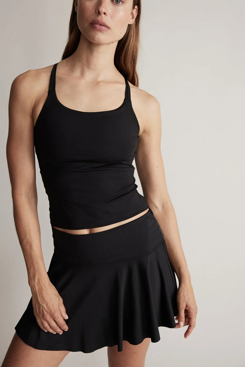 H&M Integral-Bra Sports Strappy Top In Drymove
