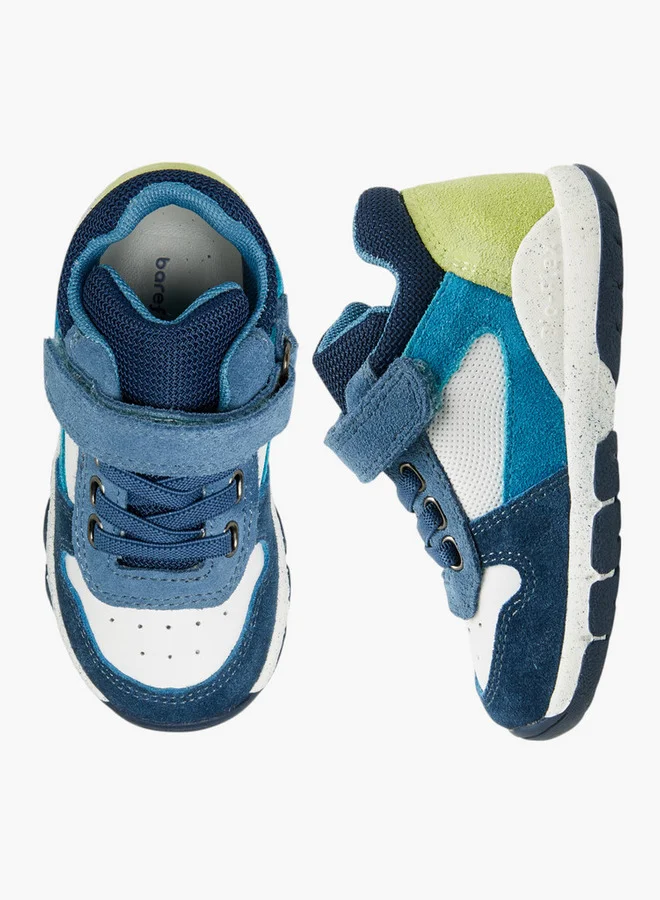 بيرفيت Panelled Sneakers with Hook and Loop Closure