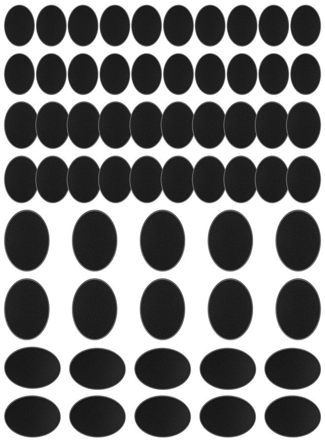 DisplayMore 60Pcs Plastic Model Miniature Bases 40mm 50mm 60mm 75X42mm,4mm/0.16 Thick Circular War Figure Display Stands For Gaming Miniatures or Wargames Role Playing Board Game Figure - Image 3
