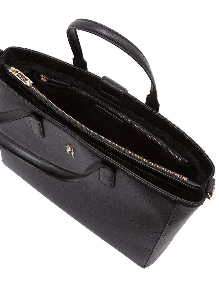 تومي هيلفيغر Logo Detail Zip Over Tote