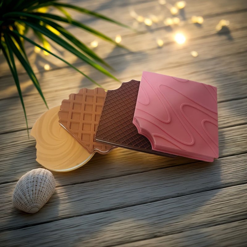 Random 3pcs Set Scented Creative Cookie Shaped Office Home Portable Small Sticky Notes - Image 3