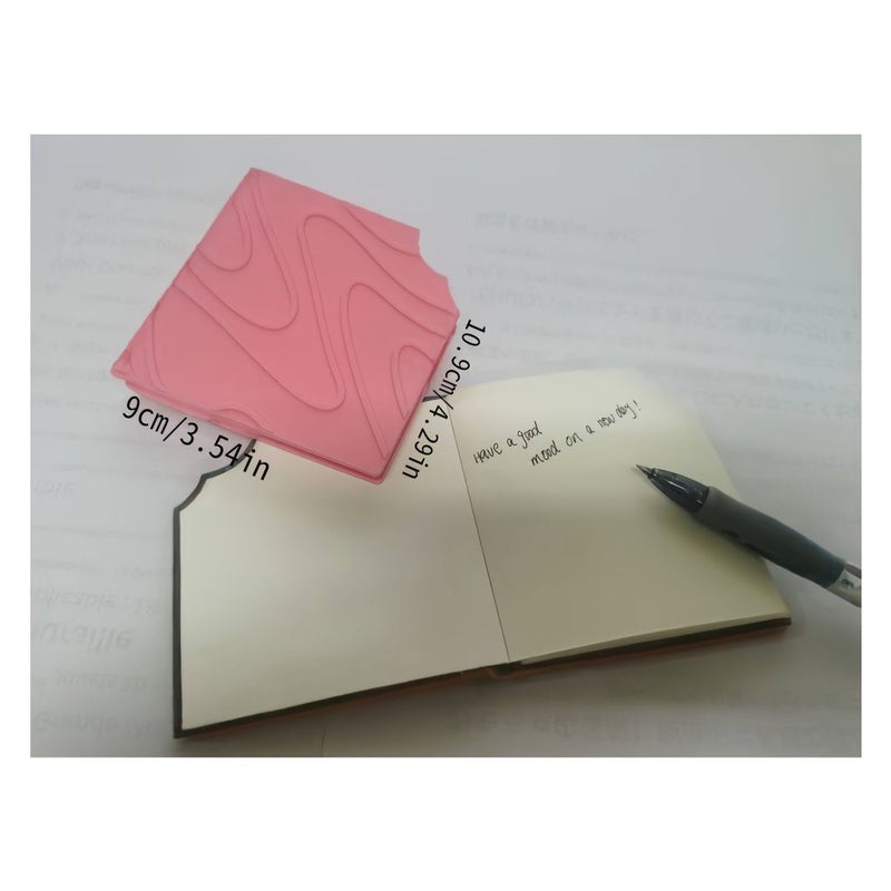 Random 3pcs Set Scented Creative Cookie Shaped Office Home Portable Small Sticky Notes - Image 2