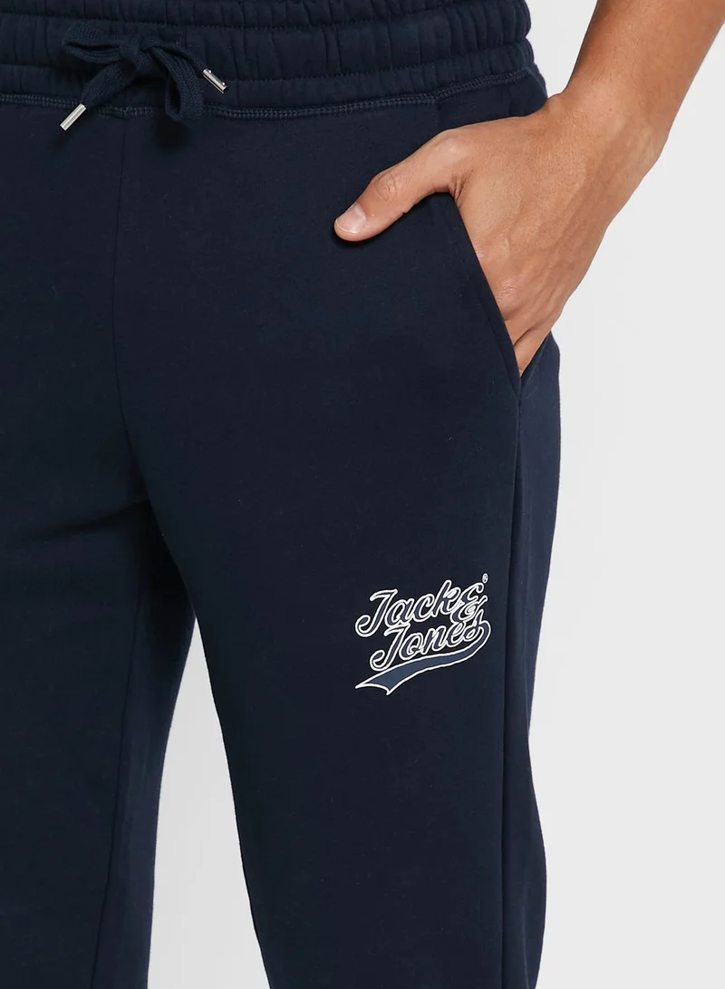 JACK & JONES Logo Print Sweatpants