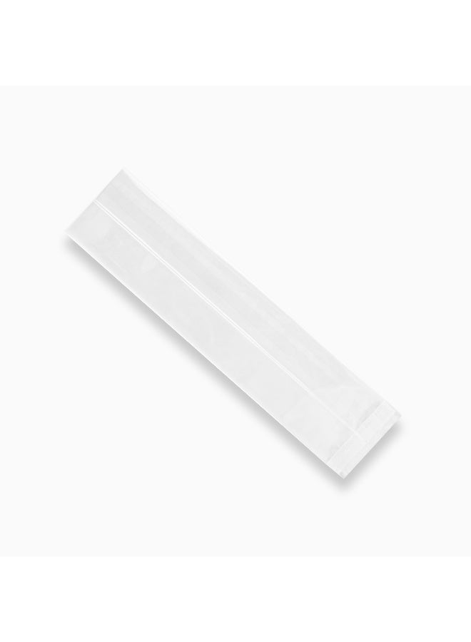 Restaurantware Bag Tek 2 x 1 x 5 Inch Gusset Bags, 100 Heat Sealable Candy Bags - Food Safe, Package Popcorn or Cookies, Clear Plastic Treat Bags, For Party Favors, Snacks, or Baked Goods, - Image 1