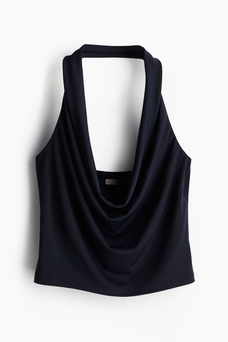H&M Jersey halterneck top